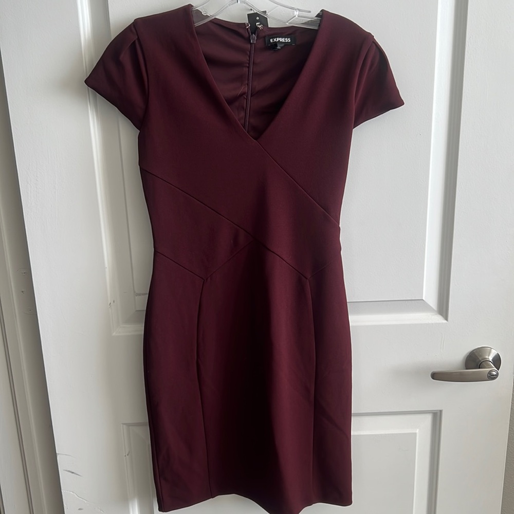 Maroon Express dress XS